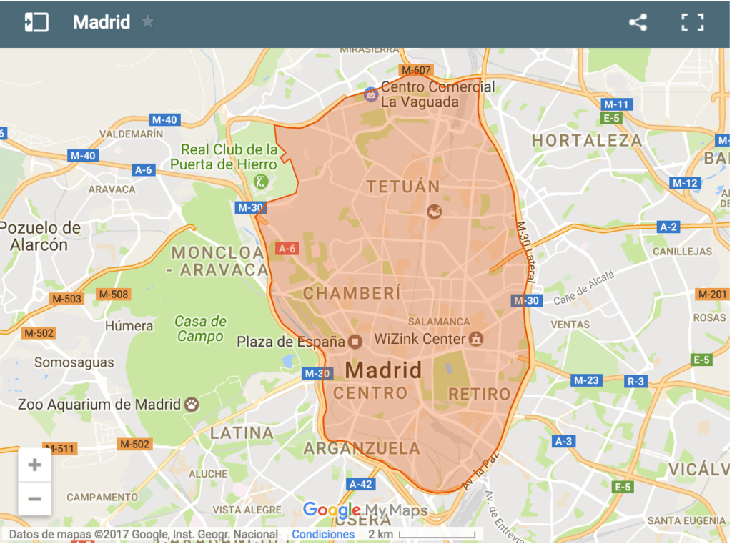 UberEATS en Madrid